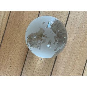 Vintage Glass Globe paperweight